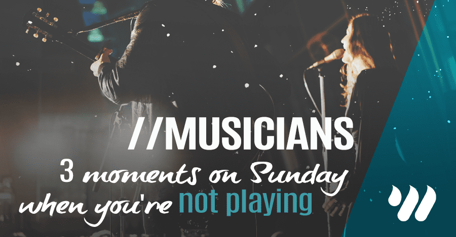 Musicians not playing